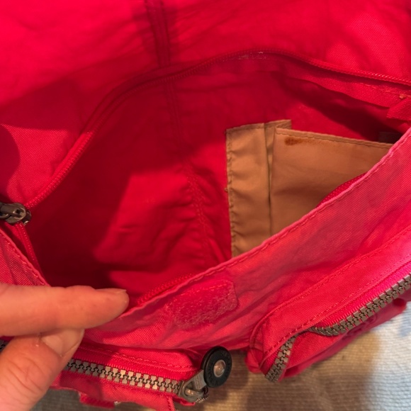 Kipling mini backpack pink Lovebug/Fiona/Firefly VGUC Raspberry - Picture 2 of 9